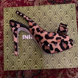 Leopard print heels